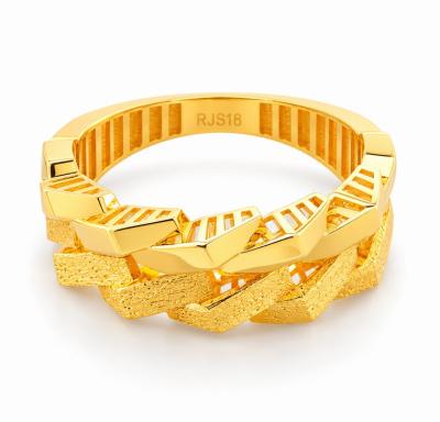 Merchant9 Cincin Emas LUMERA Geometri Polish Matte L:0.6CM