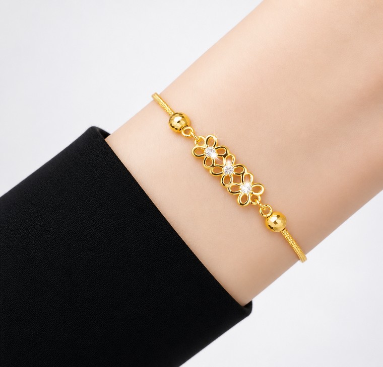Merchant9 Rantai Tangan Choker  Mesin Box Bunga Tanjung Candy 2C L:0.6CM