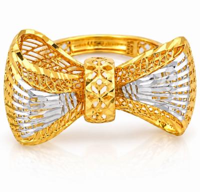 Merchant9 Cincin Emas Ribbon 2C Kerawang
