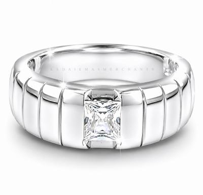 Merchant9 Cincin Perak Batu Putih Polish