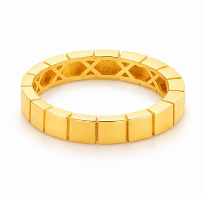 Merchant9 Cincin Emas Cube Plain L:0.3CM