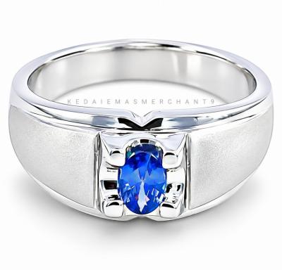 Merchant9 Cincin Perak Batu Biru JG049BL