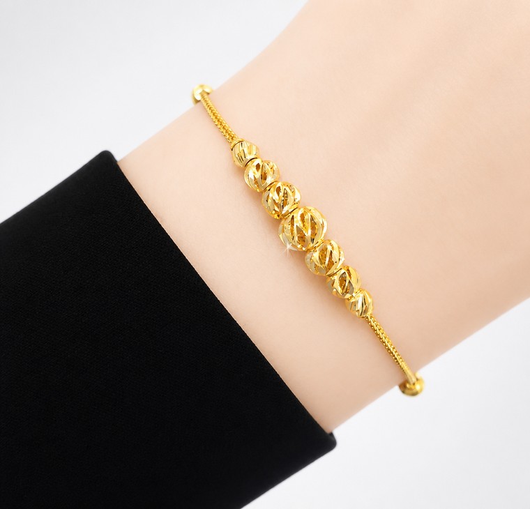 Merchant9 Rantai Tangan Choker Mesin Box Candy Kerawang L:0.5CM