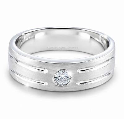 Merchant9 Cincin Perak Batu Putih JG055WS