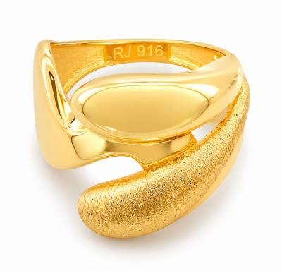 Merchant9 Cincin Emas LUMERA Bold Wave Matte L:1.8CM