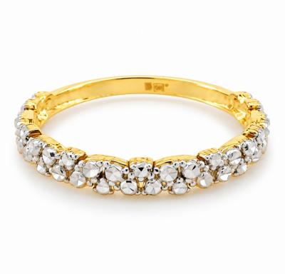 Merchant9 Cincin Emas Leaf Diamond Cut 2C L:0.3CM