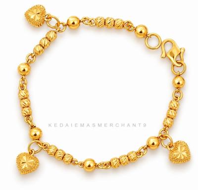 Merchant9 Rantai Tangan Candy Dimensi Gantung Love L:0.35CM