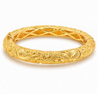 Merchant9 Gelang Klasik Anggun Kerawang Matte L:0.8CM