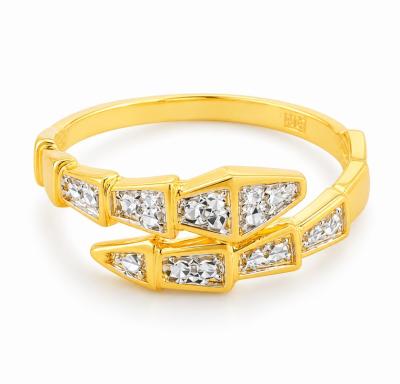 Merchant9 Cincin Emas BVL Serpenti 2C L:0.8CM