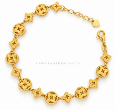 Merchant9 Rantai Tangan Fleur Circle L:0.8CM