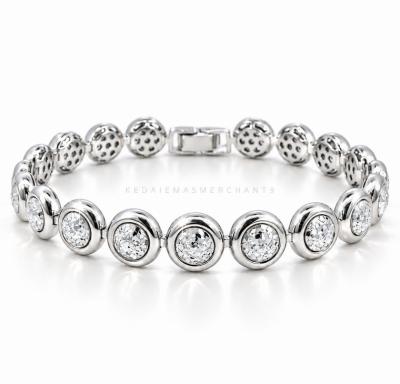 Merchant9 Rantai Tangan NOVA Ice Cut Circle Chrome L:0.75CM (KLIP)