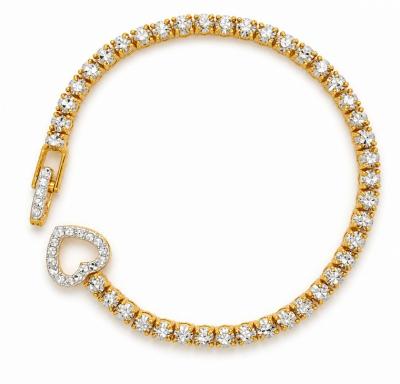 Merchant9 Rantai Tangan LOUISE Love Diamond Cut 2C L:0.4CM