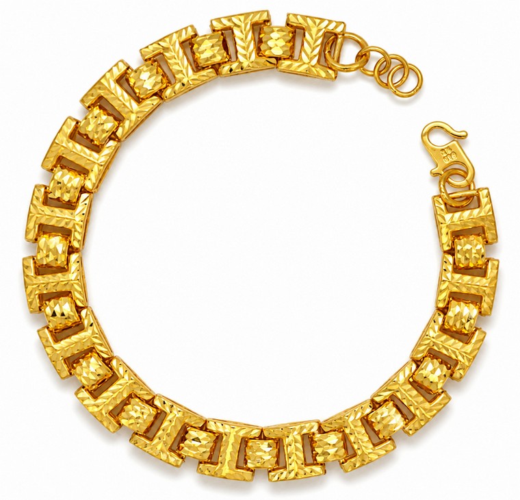 Merchant9 Rantai Tangan H Kendi Polish Dimensi 2C L:0.8CM