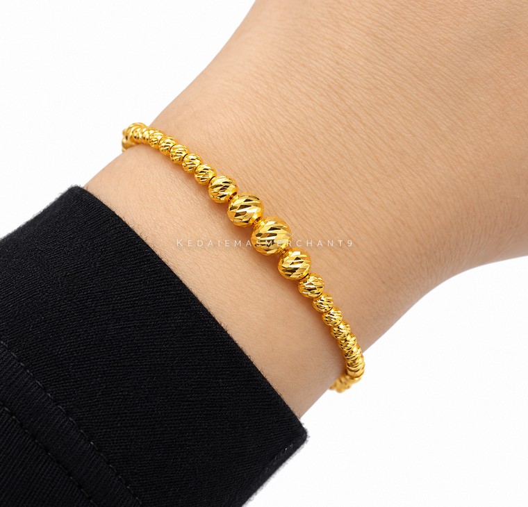 Merchant9 Rantai Tangan Candy Dimensi Perut Ular L:0.6CM
