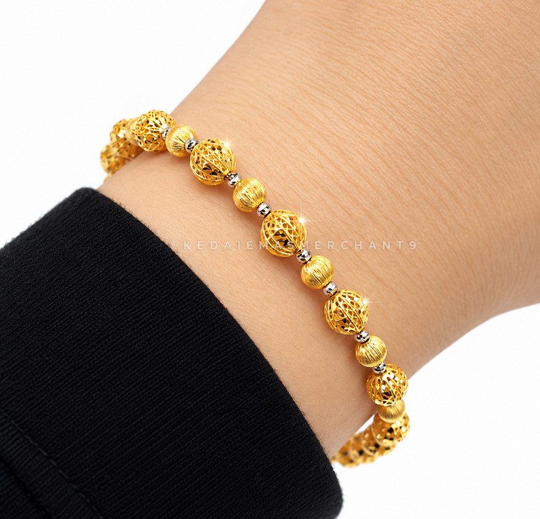 Merchant9 Rantai Tangan NOVA Dune Candy Kerawang Dimensi 2C L:0.55CM
