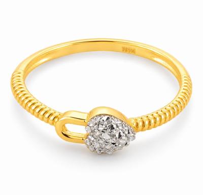 Merchant9 Cincin Emas Pintal Love Diamond Cut 2C L:0.5CM