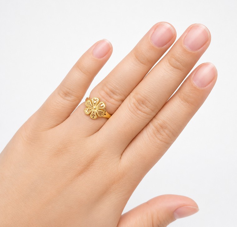 Merchant9 Cincin Emas Honey Daisy L:1.1CM