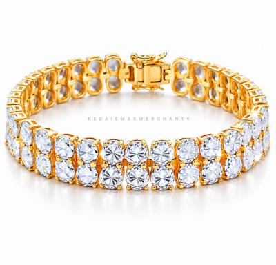 Merchant9 Rantai Tangan LOUISE Diamond Cut 2 Layer L:0.9CM