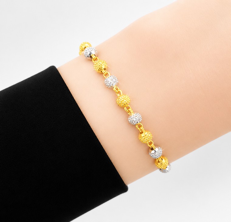 Merchant9 Rantai Tangan Choker Candy Dot Dimensi 2C L:0.35CM