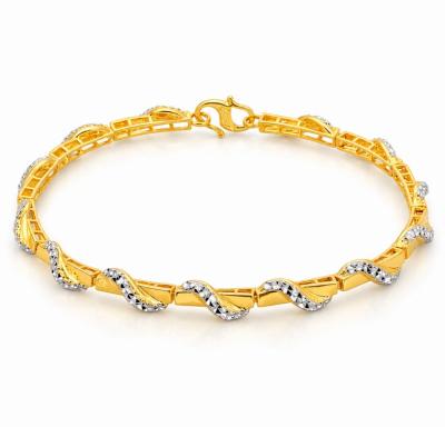 Merchant9 Rantai Tangan Plate Twist Diamond Cut 2C L:0.45CM