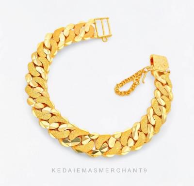 Merchant9 Rantai Tangan Gajah Pasir Padu L:0.8CM (Klip Petak)