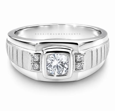 Merchant9 Cincin Perak Batu Putih JG053WS