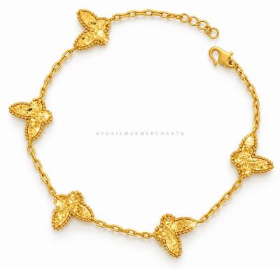 Merchant9 Rantai Tangan Sauh Butterfly Leona 5 L:1.2CM