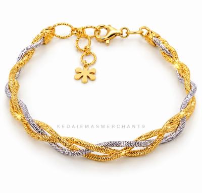 Merchant9 Rantai Tangan Tocang Candy Italian 2C L:0.4CM