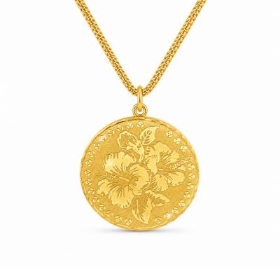 Merchant9 Loket Syiling Bunga Raya L:2.4CM