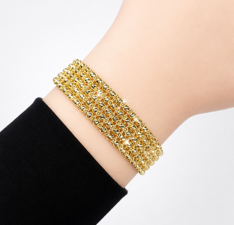 Merchant9 Gelang Oval Boba Italian 5 Layer L:1.5CM