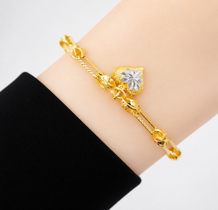 Merchant9 Rantai Tangan Paperclip Siput Choker Love III 2C L:0.4CM