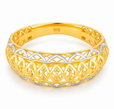 Merchant9 Cincin Emas Lintah Kerawang 2C L:0.9CM