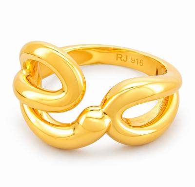 Merchant9 Cincin Emas LUMERA Knot Polish L:1.6CM