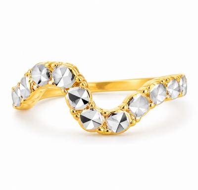 Merchant9 Cincin Emas Wave Diamond Cut 2C L:0.3CM
