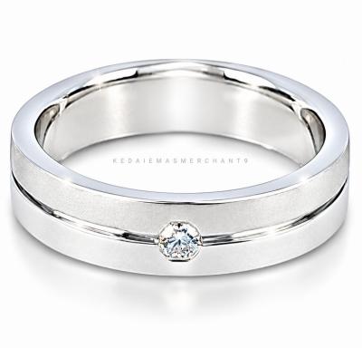 Merchant9 Cincin Perak Batu Putih JG060WS
