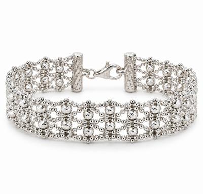 Merchant9 Rantai Tangan Tocang Rhombus Diamond Cut L:1.3CM