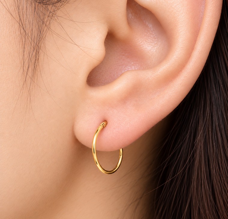 Merchant9 Subang Ring Polish DIA:1CM