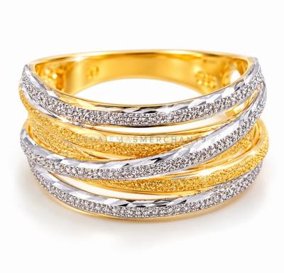 Merchant9 Cincin Emas Bella Silang Pasir 2C L:0.9CM