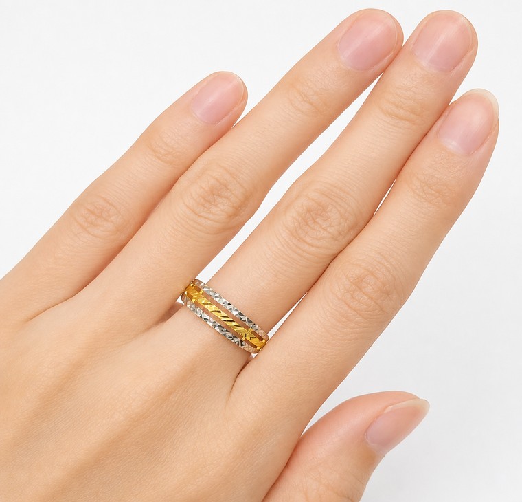 Merchant9 Cincin Emas KLCC 3L 2C L:0.55CM