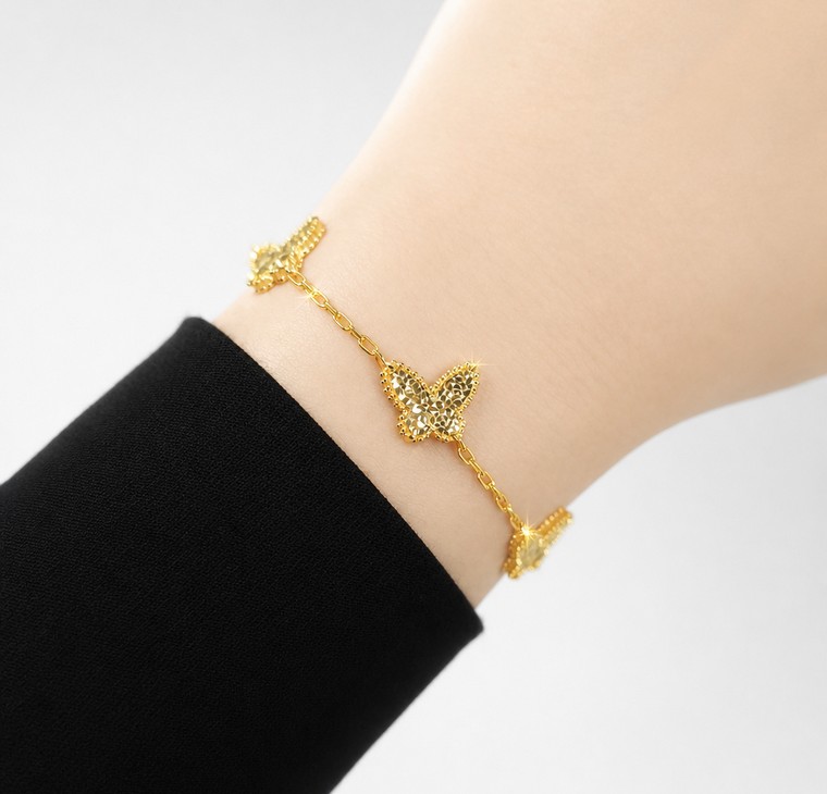 Merchant9 Rantai Tangan Sauh Butterfly Leona 5 L:1.2CM