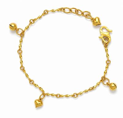 Merchant9 Rantai Tangan Twist Bola Gantung Love Kanak Kanak L:0.2CM