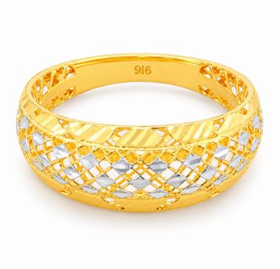 Merchant9 Cincin Emas Lintah Kerawang 2C L:0.9CM