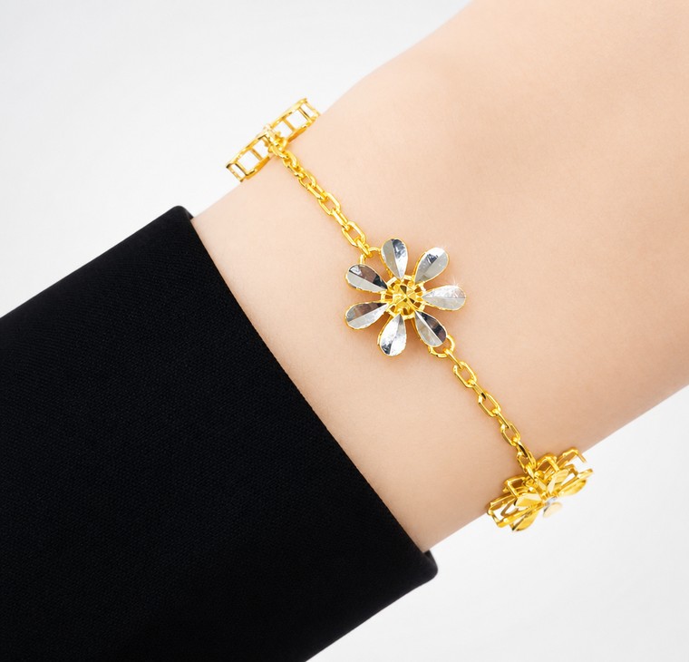 Merchant9 Rantai Tangan Sauh Daisy 2C L:1.1CM