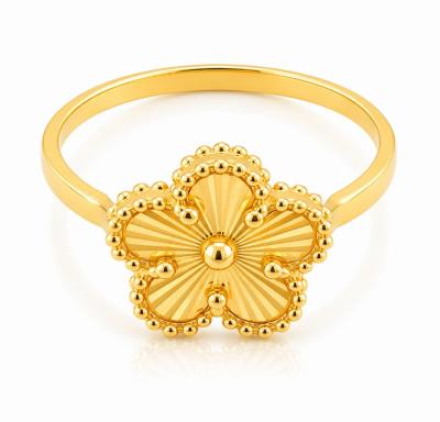 Merchant9 Cincin Emas Sakura Flower L:1.1CM