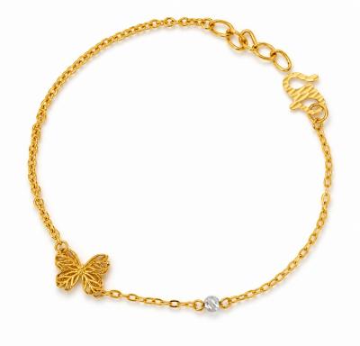 Merchant9 Rantai Tangan Sauh Butterfly Ball 2C L:1.1CM