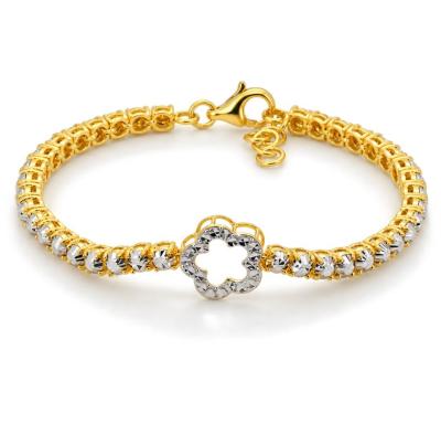 Merchant9 Rantai Tangan Louise Choker Bunga Diamond Cut 2C L:1.3CM