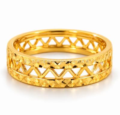 Merchant9 Cincin Emas Wave Dimensi L:0.5CM