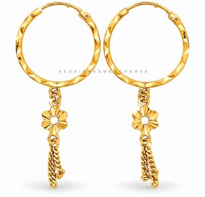 Merchant9 Subang Ring Dangle Bunga DIA:1.6CM