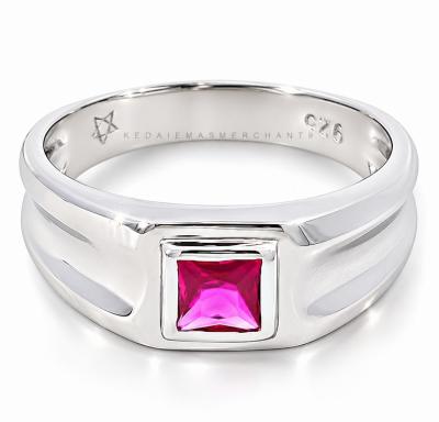 Merchant9 Cincin Perak Batu Pink 3333