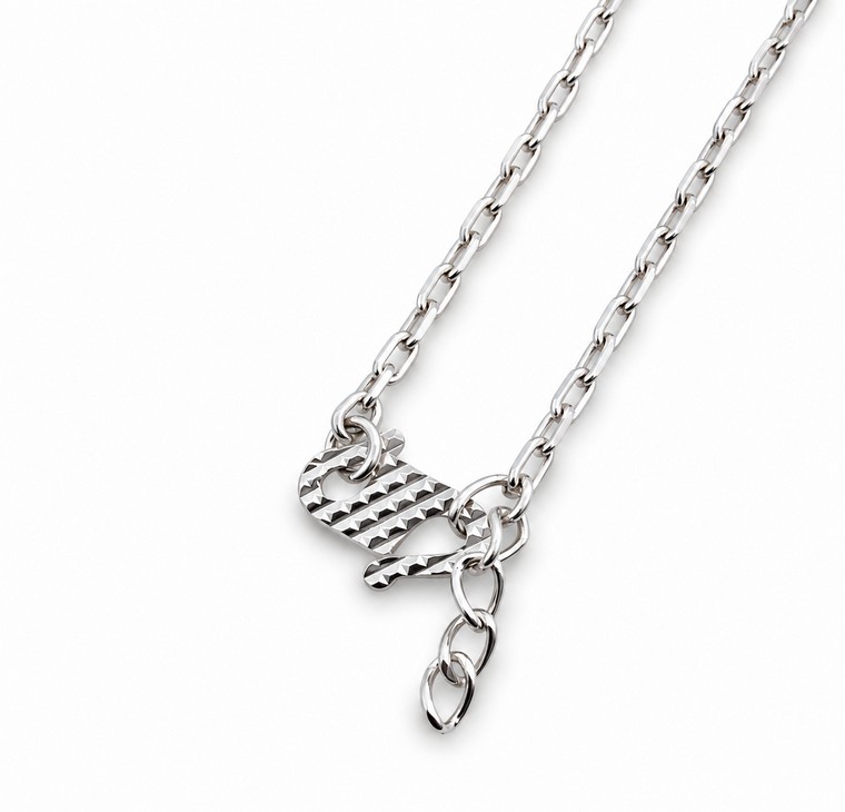 Merchant9 Rantai Leher Choker Sauh VC Leona Full Chrome